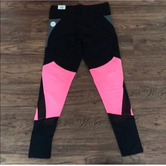 NWT VS PINK  Mesh Bling Leggings - Picture 2 of 8